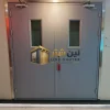 أبواب طوارئ معدنية مزدوجة / أنظمة أمان وتحكم في الدخول
