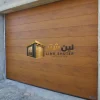 باب شتر شرائح لون خشبي (11) باب شرائح لون خشبي
