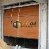 باب شتر شرائح لون خشبي (5) باب شرائح لون خشبي