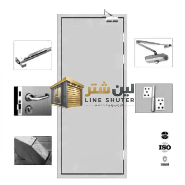 قطع غيار أبواب الطوارئ _ أكسسورات وملحقات أبواب الطوارئ (3) قطع غيار أبواب الطوارئ / أكسسورات وملحقات أبواب الطوارئ